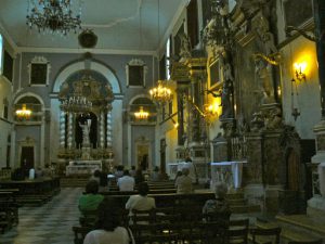 Croatia, Dubrovnik: inside St Blaise's church