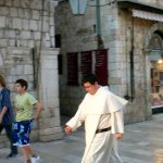 Croatia, Dubrovnik: monk on a mission