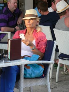 Croatia, Dubrovnik: stylish Italian tourist