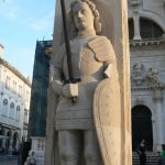 Croatia, Dubrovnik: Orlando column, 1419