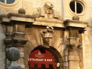 Croatia, Dubrovnik: former arsenal now a restaurant
