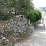 Croatia, Dubrovnik: steep narrow walk to our guest house in