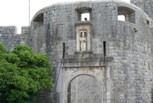 Croatia, Dubrovnik: the main entrance from the city side is