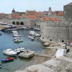 Croatia, Dubrovnik: the sea side of the castle has a