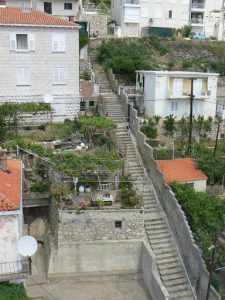 Croatia, Dubrovnik: steep hills mean many steps