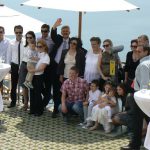 Croatia, Dubrovnik: Panorama Restaurant at the peak; local family reunion