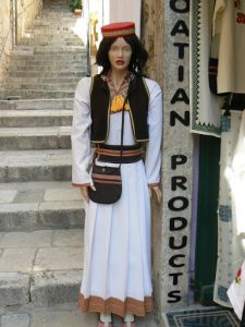 Croatia, Dubrovnik: local costumes for sale