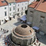 Croatia, Dubrovnik: view of the Onofrio fountain from the