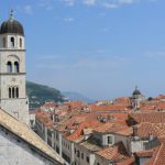 Croatia, Dubrovnik: rooftop view from the city walls