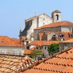 Croatia, Dubrovnik: rooftop view from the city walls
