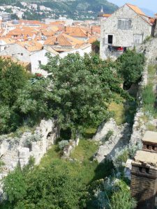 Croatia, Dubrovnik: view from the city walls