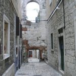 Croatia, Split City: narrow stone streets