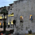 Croatia, Split City: exterior of Diocletian Palace
