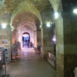 Croatia, Split City: old catacombs are now shops