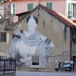 Croatia, Split City: painting of Diocletian; he was a Roman