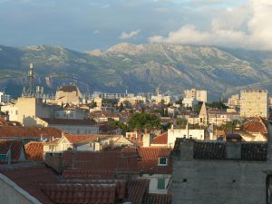 Croatia, Split City: view across to the mountains