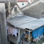 Croatia, Split City: backyard laundry