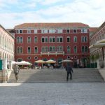 Croatia, Split City: Venetian old town hall plaza