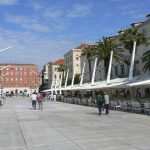 Croatia, Split City: along the waterfront promenade