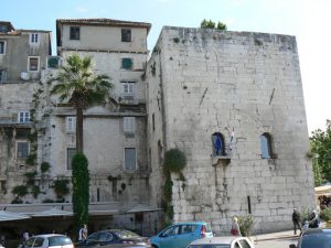 Croatia, Split City: outer walls of the palace
