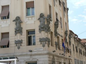 Croatia, Split City: ornate human details