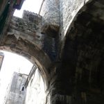 Croatia, Split City: fortress archway butress
