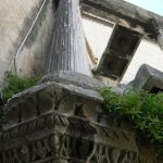 Croatia, Split City: ancient column and base