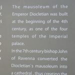 Croatia, Split City: description outside the Diocletian mausoleum-Cathedral of St