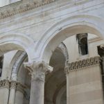 Croatia, Split City: exterior details the Diocletian mausoleum-Cathedral of St
