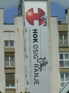 Croatia, Zadar City: clever ad