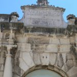 Croatia, Zadar City: 1742 engraving on National Square