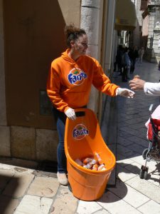 Croatia, Zadar City: free Fanta