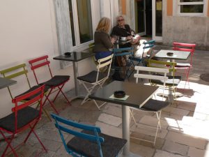Croatia, Zadar City: tete-a-tete friends