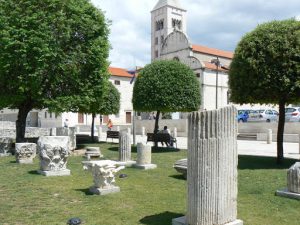 Croatia, Zadar City: Roman forum ruins