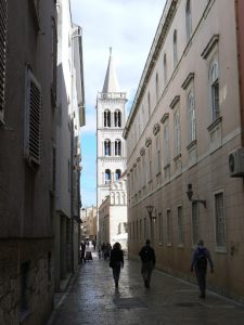Croatia, Zadar City: picturesque street