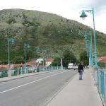 Bosnia-Herzegovina, Mostar City: one of the new bridges over the