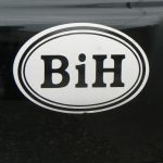 Bosnia-Herzegovina, Mostar City: international ID tag