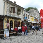 Bosnia-Herzegovina, Mostar City: village stone street and buildings
