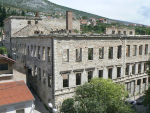 Bosnia-Herzegovina, Mostar City: war skeleton