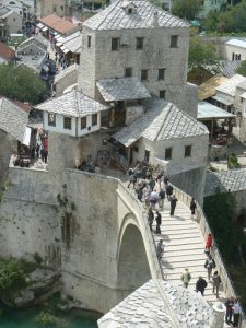 Bosnia-Herzegovina, Mostar City: the ancient bridge was rebuilt after the