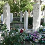 Bosnia-Herzegovina, Mostar City: the old town cemetery is filled with
