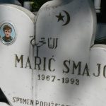 Bosnia-Herzegovina, Mostar City: the old town cemetery is filled with