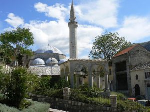 Bosnia-Herzegovina, Mostar City: one of the central mosques