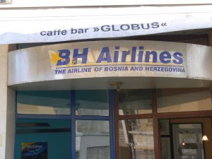 Bosnia-Herzegovina, Mostar City: national airline office