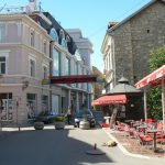 Bosnia-Herzegovina, Mostar City: central old town pedestrian street