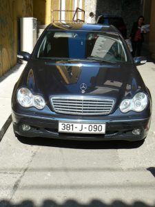 Bosnia-Herzegovina, Mostar City: upscale cars have also returned