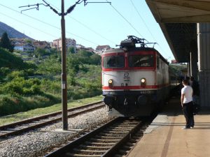 Bosnia-Herzegovina, Mostar City: trains are not a popular mode of
