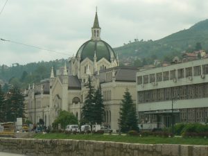 Bosnia-Herzegovina, Sarajevo City: Catholic Cathedral