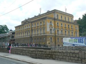 Bosnia-Herzegovina, Sarajevo City: one of many university buildings