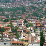 Bosnia-Herzegovina, Sarajevo City: the city is built along the Miljacka